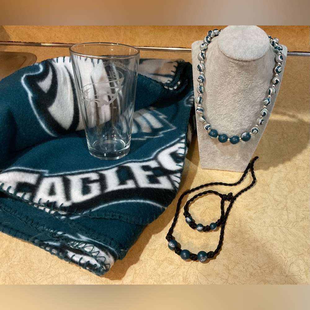 Northwest: Philadelphia Eagles: 5 piece/bundle of iconic Eagles football set.